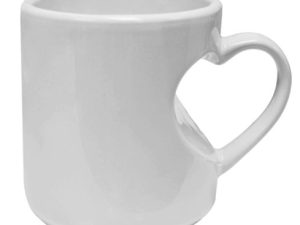 Caneca Cerâmica Asa Coração + Personalização