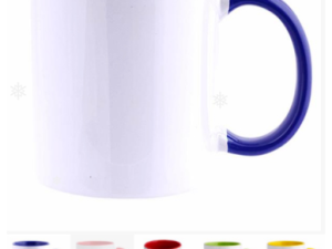 Canecas Cerâmica Interior + Asa Colorida + Personalização