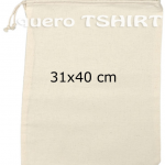 Saco de pano cru com cordão + Personalização