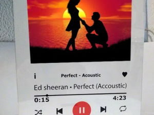 Acrílico Spotify - queroCRIATIVO