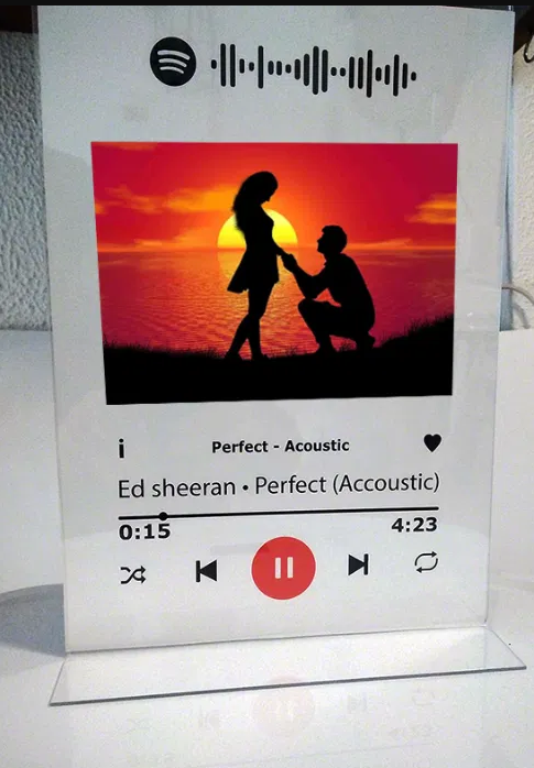 Acrílico Spotify - queroCRIATIVO