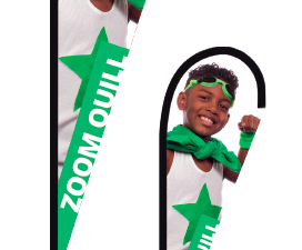 Estrutura Bandeira Gota FlyBanner + Personalização