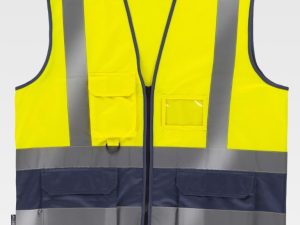 Colete sarja com fitas refletoras + Personalização