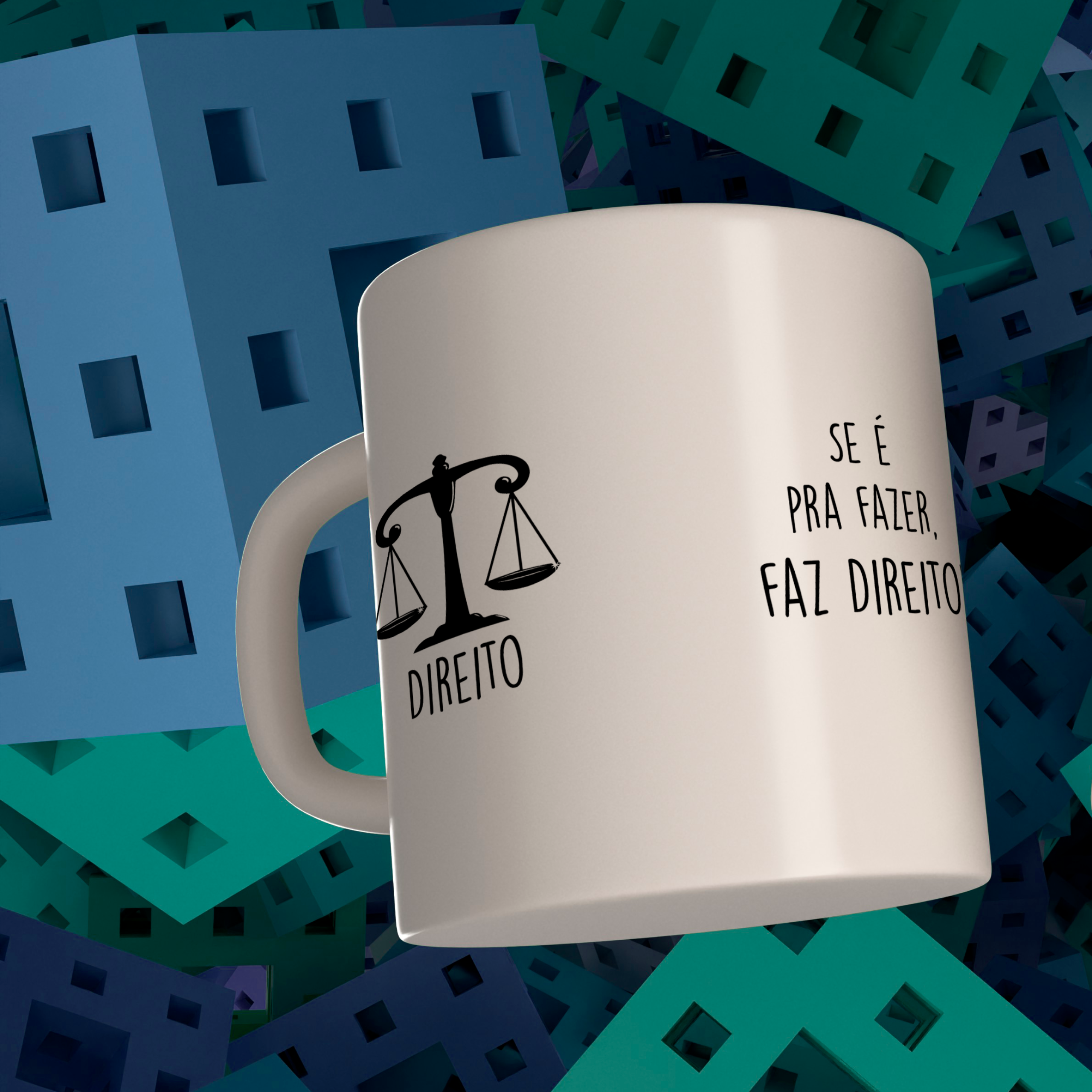 Caneca Direito - Advogado - queroPRINT grupoQUERO