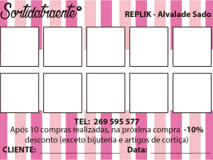 Cartões de Fidelização / Tratamentos