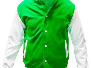 Casaco Universitário + Personalização - S, Verde Lima-lm