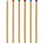 Lápis de carvão com ponta colorida - pack 12