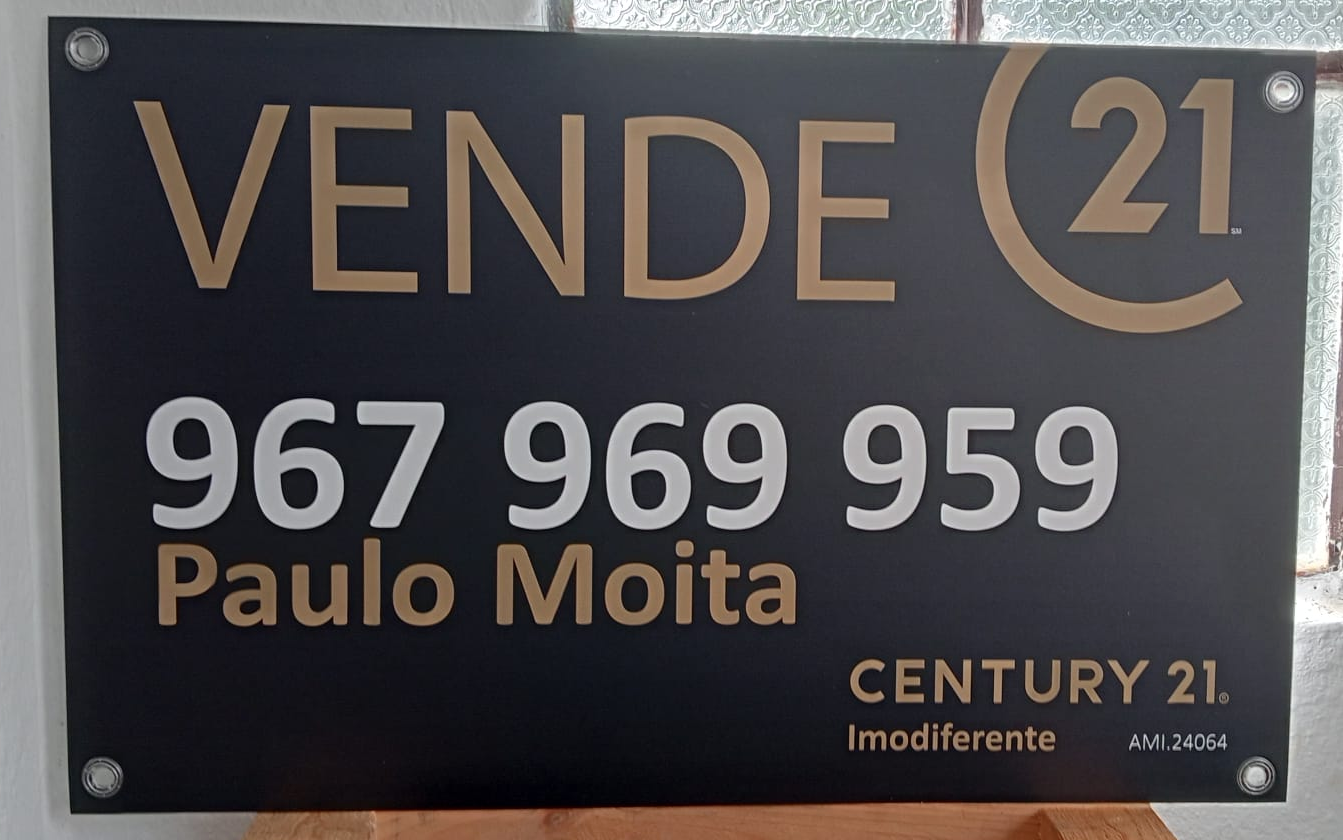 Placa Vende-se Century 21 - queroPRINT, grupoQUERO