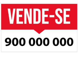 placa VENDE-SE queroPRINT - grupo QUERO