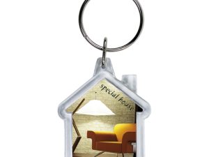 Porta-chaves formato de casa + Personalização