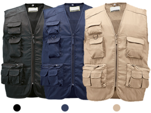 Coletes Multibolsos queroTSHIRt - grupo QUERO