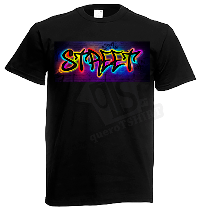 t-shirt urban street - queroTSHIRT