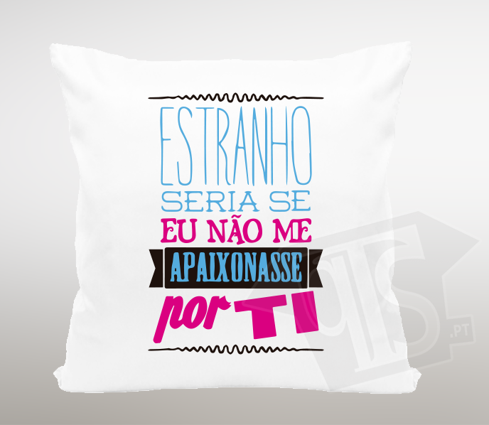 Fronha de almofada Apaixonasse -Love - atelier grupoquero
